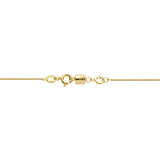 14K Yellow Gold Round Magnetic Clasp Converter for Necklace or Bracelet with Spring Ring, 2 Clasps