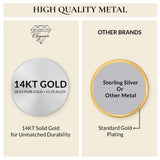 Everyday Elegance 14K Solid White Gold Stud Earrings Cushion "Halo" Cubic Zirconia Screw Back Posts 2.7 CTW With Gift Box