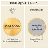 Everyday Elegance 7 Stones Wedding Anniversary Ring Band for Women in 14K Yellow Gold with 1.75 CTTW Round Cut Cubic Zirconia |